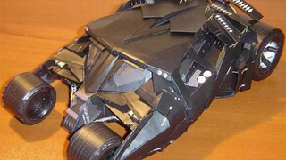 Paper-craft Batmobile Recreates Tumbler From The Dark Knight